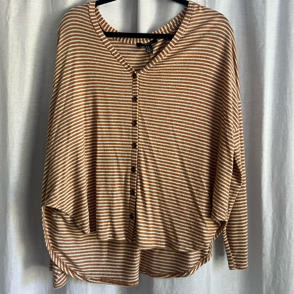 yellow and white long sleeve